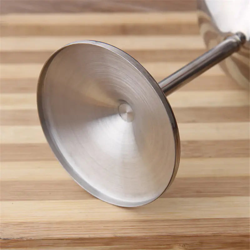 Elegant Stainless Steel Wine Glasses – Perfect for Parties & Cocktails