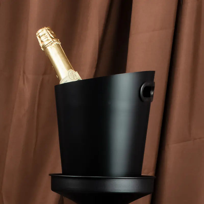 Inclined Stainless Steel Ice Bucket