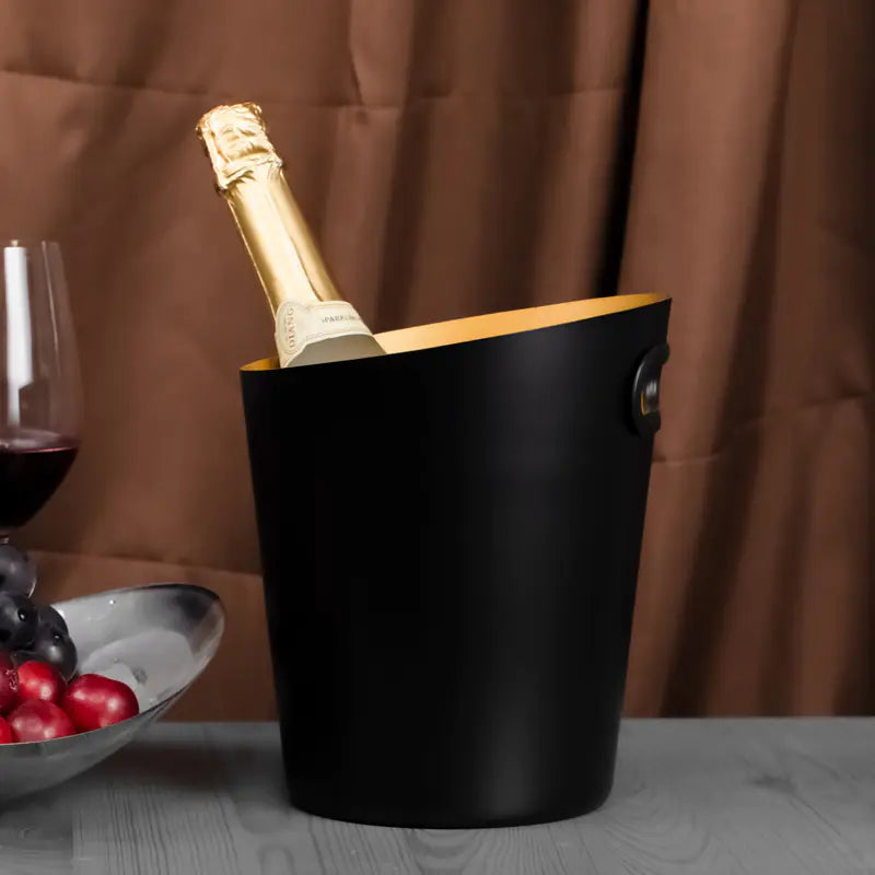 Inclined Stainless Steel Ice Bucket